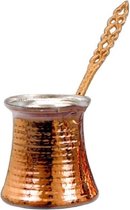 Turkse koperen koffiekan cezve 125 ml