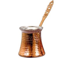 Turkse koperen koffiekan cezve 125 ml