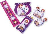 Amscan Sofia The First Schrijfset 20-delig Roze/paars