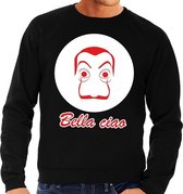 Zwarte Salvador Dali sweater voor heren XL
