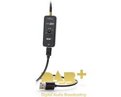 Caliber DAB ontvanger - DAB adapter - Ontvang DAB in je auto - Aansluiten via USB - Kleur Zwart (RDAB30)