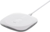 Deltaco QI-1016 Wireless charging pad (Qi) Draadloze oplader wit voor o.a. iPhone 8, Galaxy S8, Galaxy S7