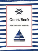 Nautical Guest Book Hardcover