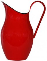 Lampetkan, waterkan emaille rood, 2,5 liter