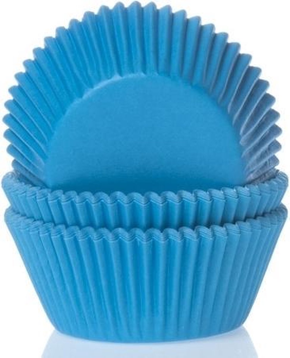Afbeelding van product House of Marie Cupcakevormpjes Blauw