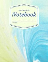 8mm Wide Rule Notebook