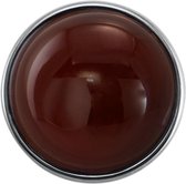 Quiges - Drukknoop 18mm Natuursteen Rood/Oranje - EBCM221