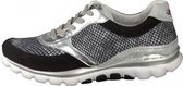 Gabor Rollingsoft Dames Lage sneakers - Zwart - Maat 42