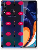 Geschikt voor Samsung Galaxy A60 TPU bumper Lipstick Kiss