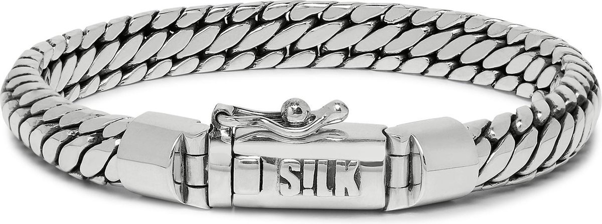 SILK Jewellery - Zilveren Armband - Bold - 349.21 - Maat 21