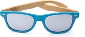 Woed® Ocean - Zonnebril voor Heren en Dames Polaroid - Houten Zonnebril Gepolariseerd - UV400 Lens - grijze lens