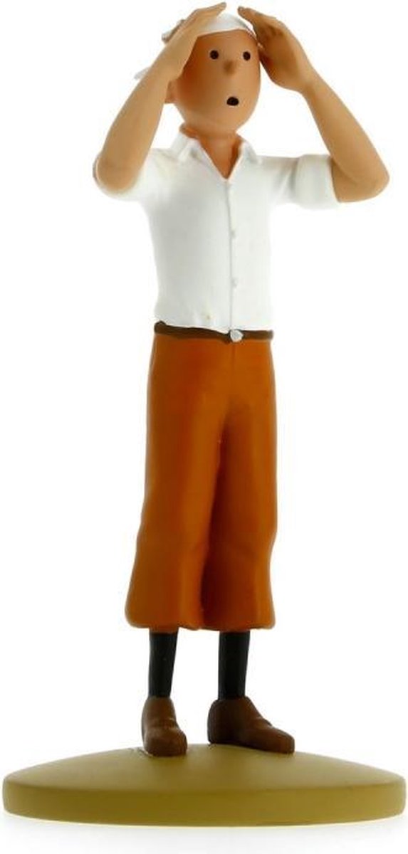 Kuifje - Beeldje Kuifje in de woestijn - kunsthars - 20 cm