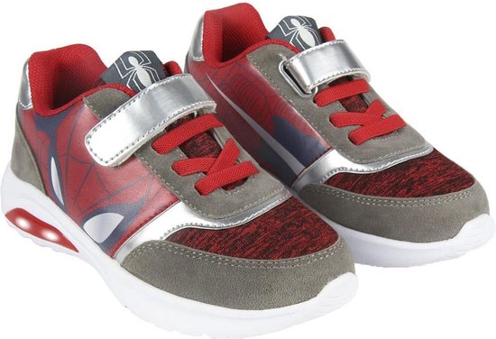 Marvel - Spiderman - kinderschoenen - Rood/Grijs - Maat 24 | bol.com