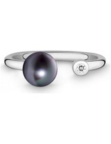 Quinn - Dames Ring - 925 / - zilver - parel - 210366081