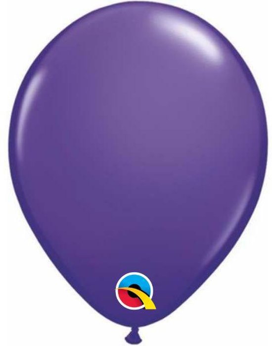 Qualatex Ballonnen Paars Violet 13 cm 100 stuks