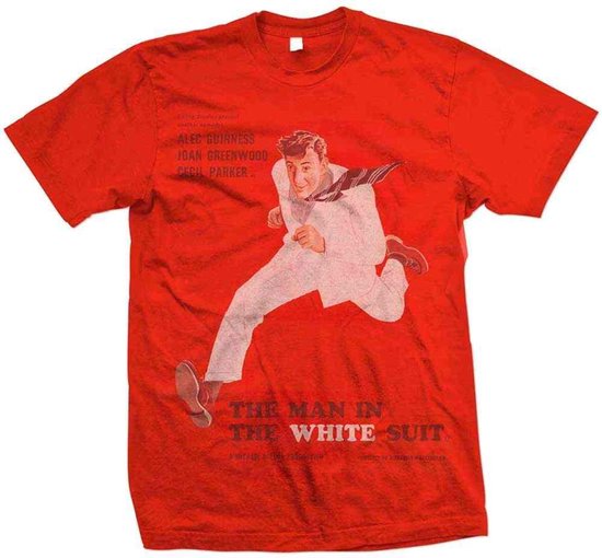 StudioCanal Heren Tshirt -L- The Man In The White Suit Rood