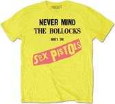 Sex Pistols - NMTB Original Album Heren T-shirt - L - Geel