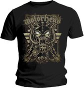 Motorhead Heren Tshirt -XL- Spider Webbed War Pig Zwart