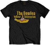 The Beatles Heren Tshirt -XL- Nothing Is Real Zwart