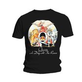 Queen Heren Tshirt -L- A Day At The Races Zwart