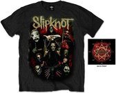 Slipknot Heren Tshirt -XL- Come Play Dying Zwart