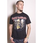 Iron Maiden Heren Tshirt -L- Eddie Evolution Zwart