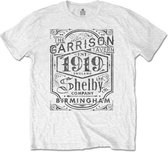 Peaky Blinders - Garrison Pub Heren T-shirt - XL - Wit
