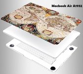 Macbook Case voor Macbook Pro Retina 15 inch 2014 / 2015 - Laptoptas - Hard Case - Camouflage Legerprint Groen