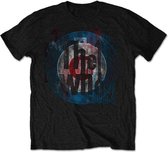 The Who Heren Tshirt -L- Target Texture Zwart