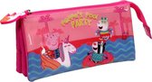 Pochette Peppa Pig Pool Party - 22 x 11 x 6 cm - Rose