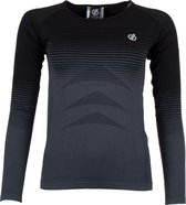 Dare 2b Thermoshirt Dames - Zwart/Grijs - Maat L