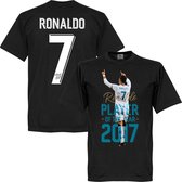 Ronaldo Player Of The Year 2017 T-Shirt - Kinderen - 92/98