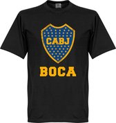 Boca Juniors Logo T-Shirt - Zwart - 5XL