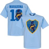 Maradona 10 Boca Juniors Logo T-Shirt - XXL