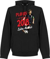 Modric Voetballer van het jaar 2018 Hooded Sweater - Zwart - M