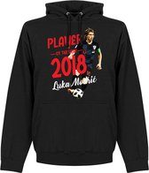 Modric Voetballer van het jaar 2018 Hooded Sweater - Zwart - XXL