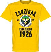 Zanzibar Established T-Shirt - Geel - XL