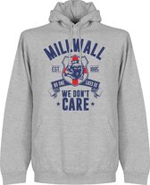 Millwall We Don't Care Hooded Sweater - Grijs - S