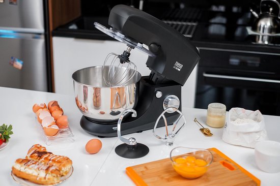 Teesa TSA3545B - Keukenmachine, 1.400 Watt, zwart van Merkloos — afbeelding 3
