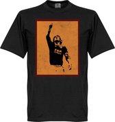 Totti Silhouette T-Shirt - Zwart - S