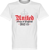 Manchester United Kings Of Engeland T-Shirt 2012-2013 - 5XL