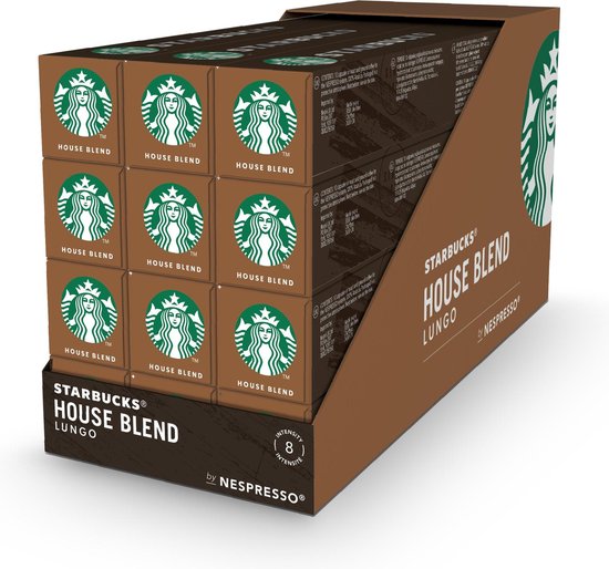 Starbucks by Nespresso House Blend Medium Roast capsules 120 koffiecups