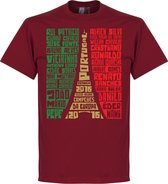 Portugal EURO 2016 Selectie T-Shirt - L