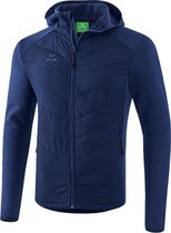 Erima Basic Doorgestikt Jack - Jassen  - blauw donker - 2XL