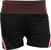 Papillon Sportshort Dames Zwart/bordeaux Maat Xl