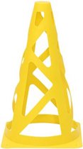 Pionnen Flexibel| Set van 4 stuks |Geel | Afbakenkegels Flexibel | Hoogte 23 cm | Pilonnen