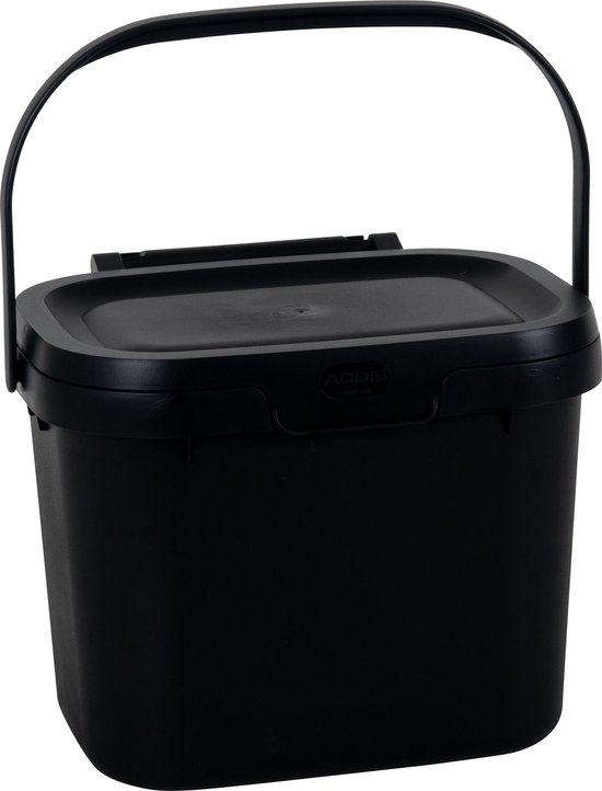 Simplehuman Compost Caddy afvalemmer GFT 4 liter zwart