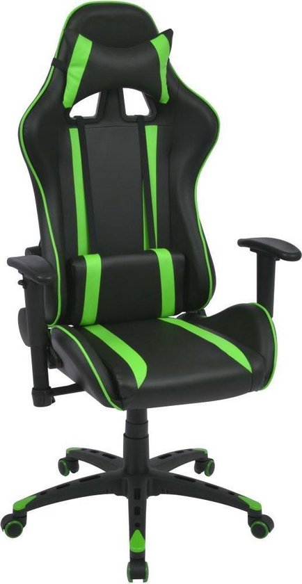 Voorwaardelijk Kiezen wakker worden Luxe Gamestoel Zwart groen (Incl onderlegger) - Gaming Stoel - Gaming Chair  -... | bol.com