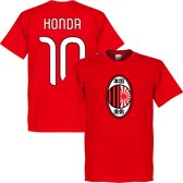 AC Milan Honda T-Shirt - Rood - L