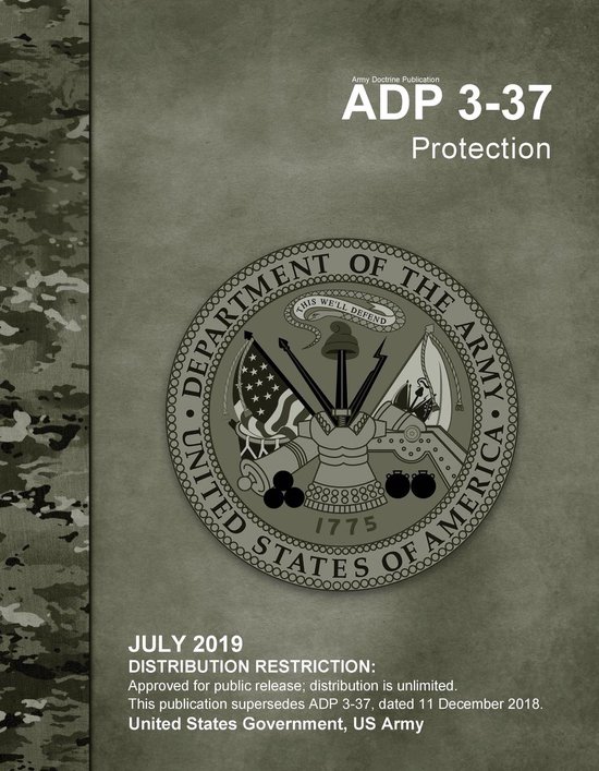 Army Doctrine Publication ADP 3-37 Protection July 2019 - cover